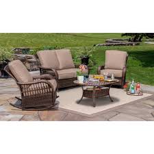 Berkley Jensen 4 Pc Wicker Patio Set House Ideas Outdoor Furniture Sets Patio Outdoor