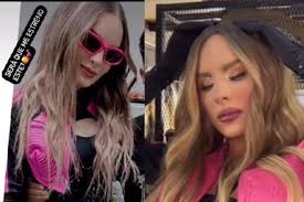 Belinda le regala su vestuario a Isabela Chávez, su doble trans de Tijuana  (VIDEO)