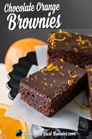 Chocolate Orange Brownies From Dishesanddustbunnies Com Chocolate Orange Desserts Orange Chocolate Cake Orange Brownies