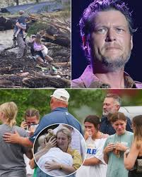 When Blake Shelton heard the devastating news—a massive flood in Texas had  claimed 51 lives, including 27 young girls who vanished when the waters  tore through their summer camp—he broke down. This