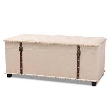 The dover large square coffee table storage ottoman is upholstered with durable fabrics and is the answer to all your needs. Kyra Fabric Upholstered Storage Trunk Ottoman Baxton Studio Target