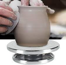 Amazon.com: TOOYFUL Durable Wheel Turntable Pottery Clay Turn Table Banding  Wheel Cake Decorating Revolving Ceramic Tool for Model Building, 11cm