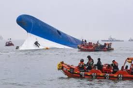 south korean ferry sinks, hundreds of