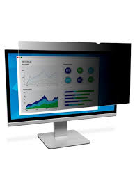 3m Privacy Filter Screen For Monitors 22 Widescreen 1610 Reduces Blue Light Pf220w1b Office Depot