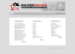Building Dreams General Contracting Wordpress Site Banner Web Design 48hourslogo Com