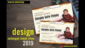 Harga mulai dari hanya $2,99. Cara Membuat Undangan Tedak Siten 2019 Tema Jawa I Bisa Cetak Sendiri Di Rumah I Photoshop Tutorial Youtube
