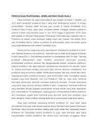 Menurut utami dan nugroho (2014). Pernyataan Profesional Sebelum Praktikum Fasa 2 Docx