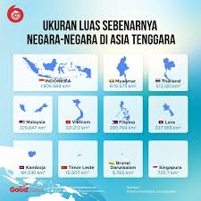 Apa saja negara yang termasuk ke dalam kawasan asia timur, asia barat, asia tenggara, asia selatan dan asia tengah? Ukuran Luas Sebenarnya Good News From Indonesia Facebook