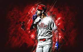 We offer an extraordinary number of hd images that will instantly freshen up your smartphone or computer. Download Wallpapers Bryce Harper Philadelphia Phillies Mlb American Baseball Player Portrait Red Stone Background Baseball Major League Baseball For Desktop Free Pictures For Desktop Free