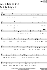 Alles Nur Geklaut Querflote Die Prinzen Pdf Noten Klick Auf Die Noten Um Reinzuhoren Noten Und Playback Zum Querflote Noten Klarinette Noten Noten