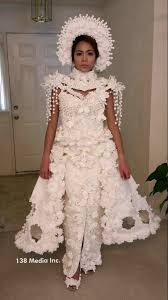 2015 Toilet Paper Wedding Dress Contest Entry By Ronaldo Cruz In 2020 Toilet Paper Wedding Dress Dresses Wedding Dresses