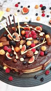 It's made with pastry crust or raised yeast dough crust; Candy Cake Torte Geburtstagskuchen Lydiasfoodblog