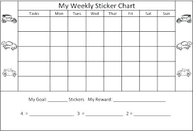 28 Prototypic Childrens Reward Chart Free