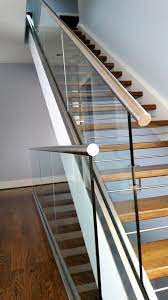 Glass and stainless steel design features. Glass Stainless Southern Staircase Artistic Stairs