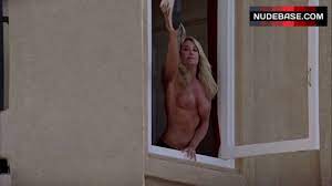 Linda Speciale Flashes Boobs in Window 