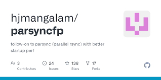 Although rsync is not generally faster than cp, but as it only syncs files that are modified or new. Github Hjmangalam Parsyncfp Follow On To Parsync Parallel Rsync With Better Startup Perf