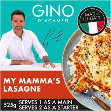 Search search menu gino's restaurant. Gino D Acampo My Mamma S Lasagne 525g Gino D Acampo Iceland Foods