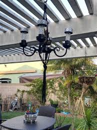 How much do solar patio covers cost? Broken Ceiling Fan Light Kit To Solar Chandelier Hometalk