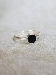Find deals on november birthstone rings in rings on amazon. Black Flat Stone Silver Ring Small Round Natural Onyx Gemstone Thin Silver Band Everyday Wear Ring Comfortable Minimalistic Modern Design Silver Rings Gemstones Black Stone Ring
