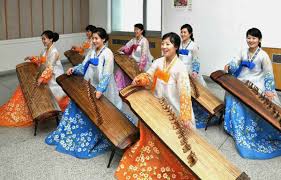 A female korean shaman (mudang) may use many combinations of musical instruments. Kayagum Korean National Musical Instrument Explore Dprk