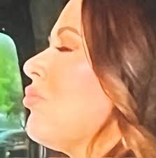 The troutpout of Emily when she told Gretchen to take another van …