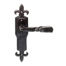 Available in all styles including castle style, art nouveau, medieval, craftsman, and more. Barley Twist Handle On Gothic Style Back Plate Lf5114 At Simply Door Handles