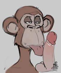 arbuzbudesh bored bored ape yacht club bored expression erection  licking licking penis macaco monkey nft nft monkey oral penis smegma 