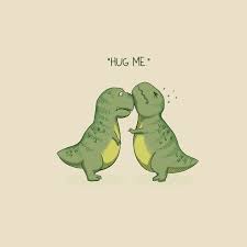 Hug Me Dinosaur Wallpaper Funny Drawings Cute Dinosaur