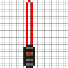 Red Lightsaber By Tashar H On Kandi Patterns Diy Perler Beads Perler Bead Disney Perler Bead Art