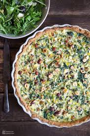 Buchweizentarte Mit Spinat Lauch Nussen Madame Cuisine Gemuse Quiche Rezept Spinat Quiche Rezept Rezepte