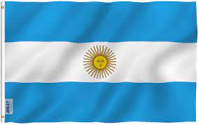 Flag of argentina picture have been officially fixed at 9:14 since 1978. Amazon Com Anley Fly Breeze 3x5 Foot Argentina Flag Vivid Color And Fade Proof Canvas Header And Double Stitched Argentinian National Flags Polyester With Brass Grommets 3 X 5 Ft Garden Outdoor