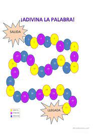 Si la palabra se adivina dentro del límite de tiempo, el equipo de adivinación obtiene un punto. Juego Para Adivinar Palabras Espanol Ele Hojas De Trabajo