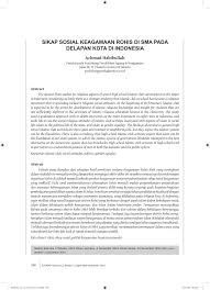 Struktur masyarakat indonesia menurut syarif moeis 2008 ditandai dengan dua ciri atau dua titik pandang. Pdf Sikap Sosial Keagamaan Rohis Di Sma Pada Delapan Kota Di Indonesia