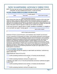 A health care proxy is a legal document that lists who you have chosen to make medical decisions for you if you are not able to speak directly to the physicians caring for you. New Hampshire Medical Power Of Attorney Form Power Of Attorney Power Of Attorney