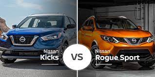 Both grades are offered with the option for either fwd or awd drivetrains. Nissan Kicks Vs Nissan Rogue Sport