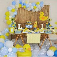Rubber Ducky Baby Shower Theme Ideas In 2020 Gender Neutral Baby Shower Themes Decoracion Baby Shower Baby Shower Duck