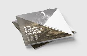 Book slipcase free design mockup to showcase your cover designs in a photorealistic style. Free Psd Square Brochure Mockup Best Free Mockups