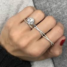 Criss Cross Band Vintage Engagement Rings Sapphire Wedding Rings Solitaire Vintage Engagement Rings