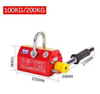 100kg/200kg Strong Magnetic Crane Labor-Saving Permanent Magnet Sucker |  eBay