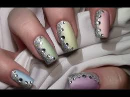 Bilder von steinchen nailart mit nageldesign. Pastell Mix Nageldesign Mit Nagellack Fur Kurze Und Lange Nagel Nail Art Design Tutorial Youtube