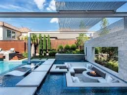 Pool With Paver Path And Loungephoto By Jimi Smiththe Shallow End Of This Amazing Pool Has Relaxing Options Apl Luxury Swimming Pools Modern Pools Pool Lounge