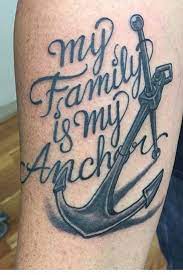 Family tattoo designs on stomach @omarsoriad. Tattoo Uploaded By Joshua Sheffield My Family Is My Anchor 738425 Tattoodo