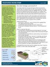 Bmp 2 Vegetated Filter Strips 1 Slow The Speed Of Stormwater Runoff 2 Effectively Remove Sediment 3 Modestly Removal Pollu Stormwater Sediment Filters