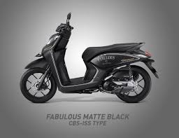 Honda Genio 110 Special Edition Fabulous Matte Black Honda Kendaraan Matte Black