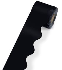 Bulletin board bulletin board borders designing bulletin boards borders for bulletin boards * surface: Amazon Com Carson Dellosa Scalloped Bulletin Board Border Black Rolled Border For Bulletin Boards Desks Locker Displays Homeschool Or Classroom Decor 2 25 X 36 Office Products