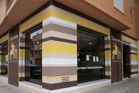 Muebles, mobiliario para locales comerciales. Decoracion Locales Comerciales En Valencia Estilo Mural Estilo Mural