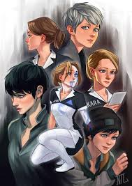 I decided to draw kara from 'detroit: Detroit Become Human Dbh Kara Jogos De Historia Detroit Wallpapers Criativos