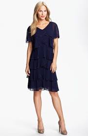 Patra Beaded Edge Layered Chiffon Dress Nordstrom Buy Evening Dress Layered Chiffon Dress Womens Cocktail Dresses