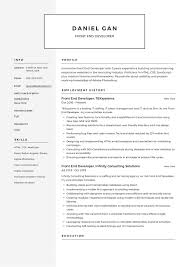 How to properly stand out with your front end developer resume in 2021 what is the main difference between a bad front end dev resume and a great one 17 Front End Developer Resume Examples Guide Pdf 2020