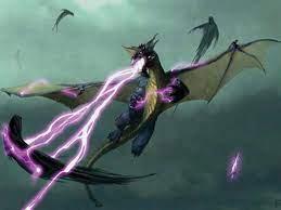 Lightning Dragon Lightning Dragon Types Of Dragons Medieval Dragon
